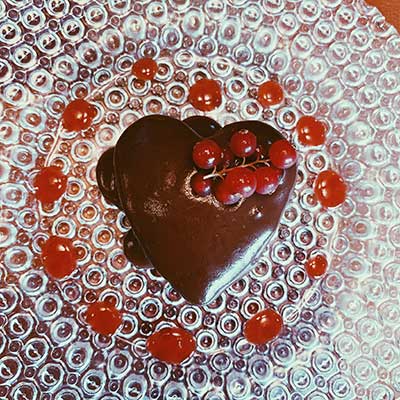 receta tarta sacher en san valentin